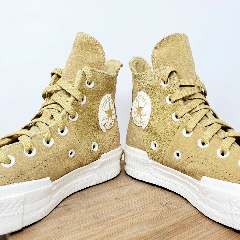 Converse Chuck Taylor‎ 70 PLUS Suede Shoes Womens 5 High Top Platform Sneaker